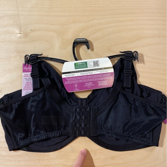 Fruit of the Loom “Fit for Me” Unlined Underwire Bra 42 DDDD (JK) — *USED* - Picture 11 of 11